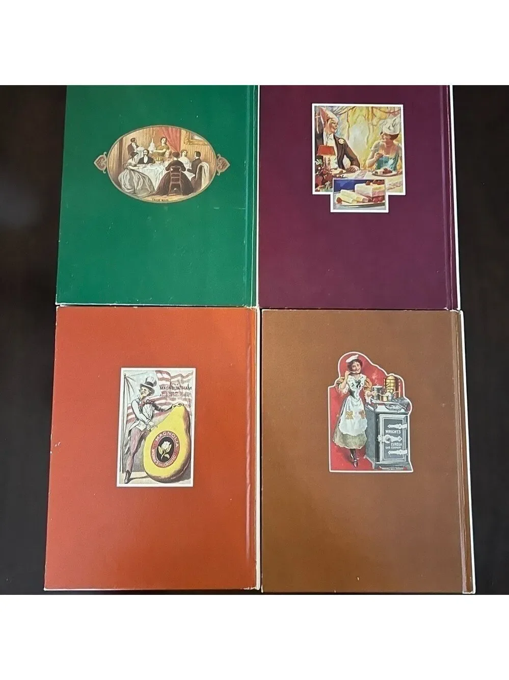 Set of 4 Vintage Cookbooks. The Southern Heritage Cookbook Collection.